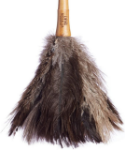 Picture of LIVING NOSTALGIA GENUINE NATURAL OSTRICH FEATHER DUSTER