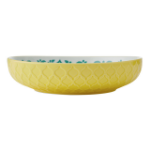 Picture of MIKASA YELLOW & BLUE GEOMETRIC STONEWARE BOWL 21CM