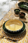 Picture of MIKASA GREEN LEAFY PATTERN STONEWARE BOWL 21CM