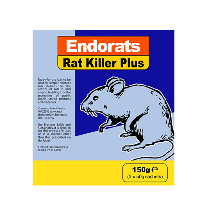 Picture of ENDORATS RAT KILLER PLUS 150G