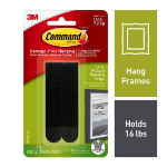 Picture of COMMAND PICTURE HANGING STRIPS LARGE BLACK