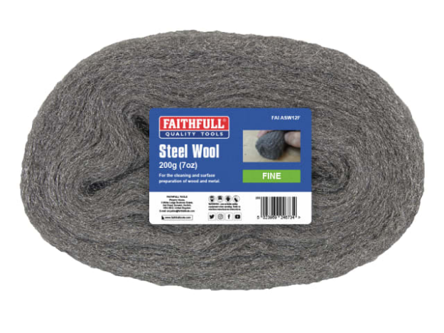 Picture of FAITHFULL STEEL WOOL FINE 200G