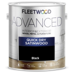 Picture of FLEETWOOD ADVANCED SATINWOOD BLACK 750ML