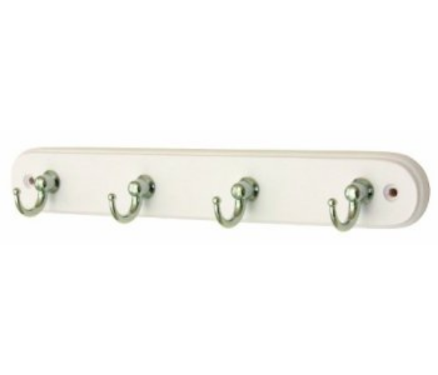 Picture of HEADBOURNE 4 CUP HOOK CHROME ON WHITE BOARD