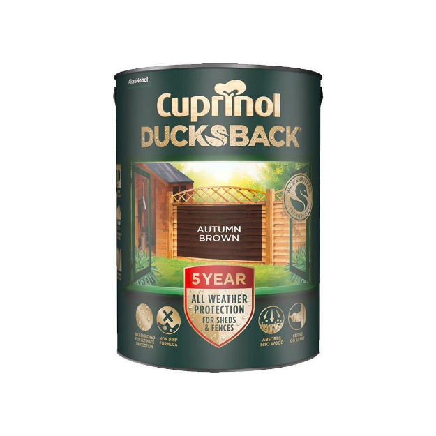 Picture of CUPRINOL DUCKSBACK AUTUMN BROWN 5L