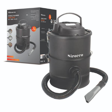 Picture of SIROCCO DOUBLE CHAMBER ASH VAC 25L 1200W