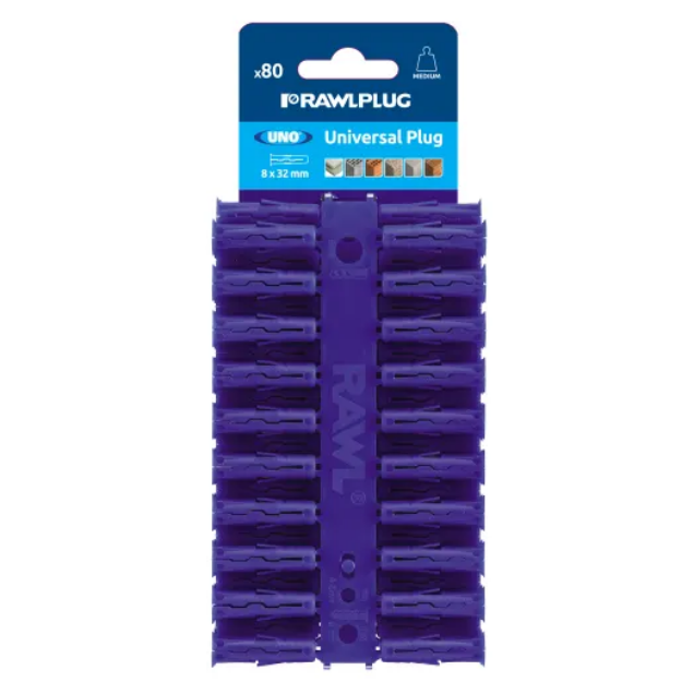 Picture of RAWLPLUG UNIVERSAL BLUE PLUG 80 PACK