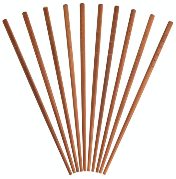 Picture of KITCHEN CRAFT WORLD OF FLAVOURS ORIENTAL BAMBOO CHOPSTICKS PACK OF 10