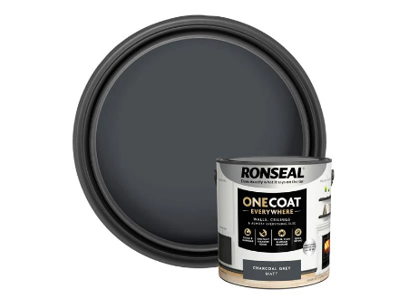 Picture of RONSEAL ONE COAT EVERYWHERE PAINT CHARCOAL GREY MATT 2.5L