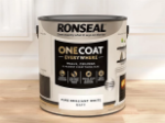 Picture of RONSEAL ONE COAT EVERYWHERE PAINT PURE BRILLIANT WHITE MATT 2.5L