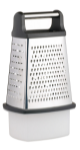 Picture of MASTERCLASS STAINLESS STEEL FOUR SIDED BOX GRATER WITH CONTAINER