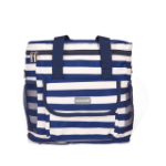 Picture of KITCHEN CRAFT LULWORTH NAUTICAL-STRIPED MEDIUM COOL BAG