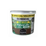 Picture of RONSEAL ONE COAT FENCE LIFE TUDOR BLACK OAK 9L+33%