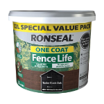 Picture of RONSEAL ONE COAT FENCE LIFE TUDOR BLACK OAK 9L+33%