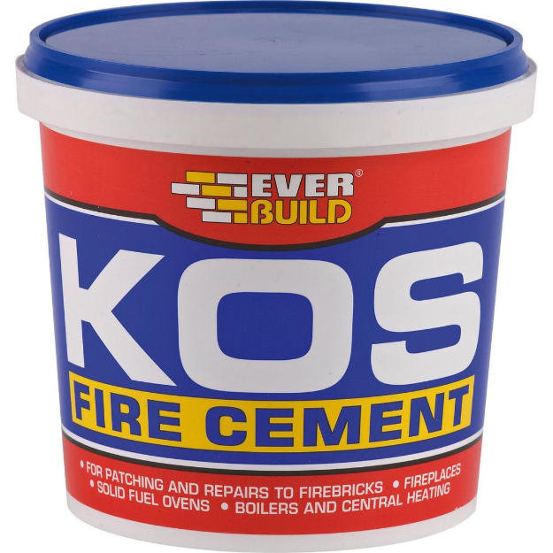 Picture of EVERBUILD KOS FIRE CEMENT BLACK 1KG