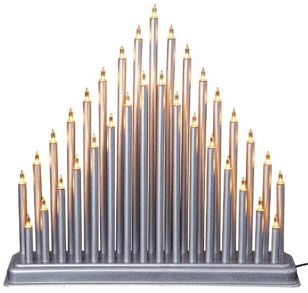 Picture of PREMIER 33 LIGHT CANDLE BRIDGE SILVER