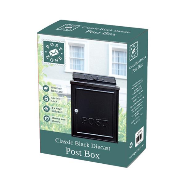 Picture of POST ZONE CLASSIC BLACK DIECAST POST BOX