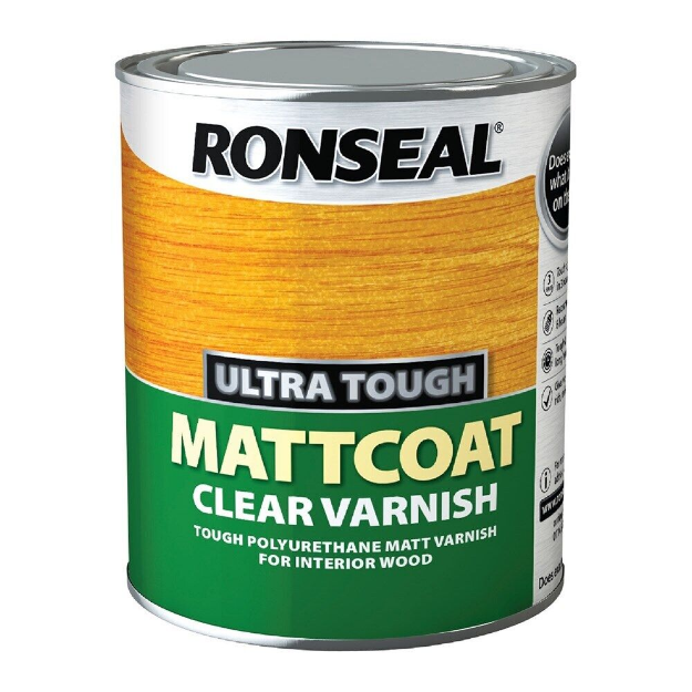 Picture of RONSEAL ULTRA TOUGH INTERIOR MATT CLEAR 750ML